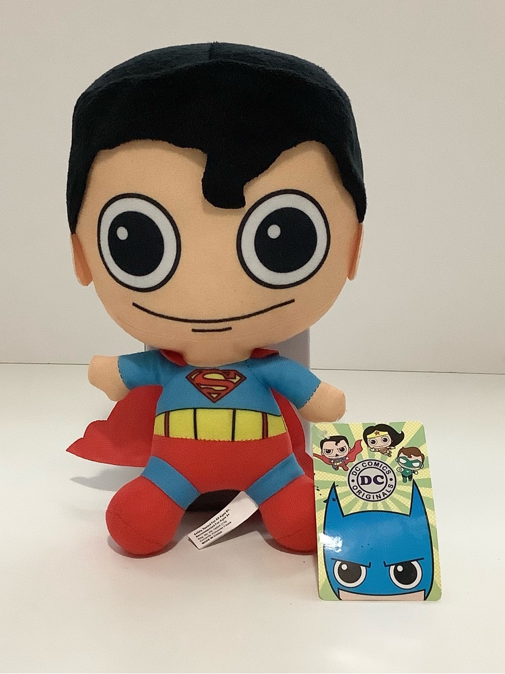 DC Comics Originals Big Head Superman Plush Toy , The Toy Factory , NEW